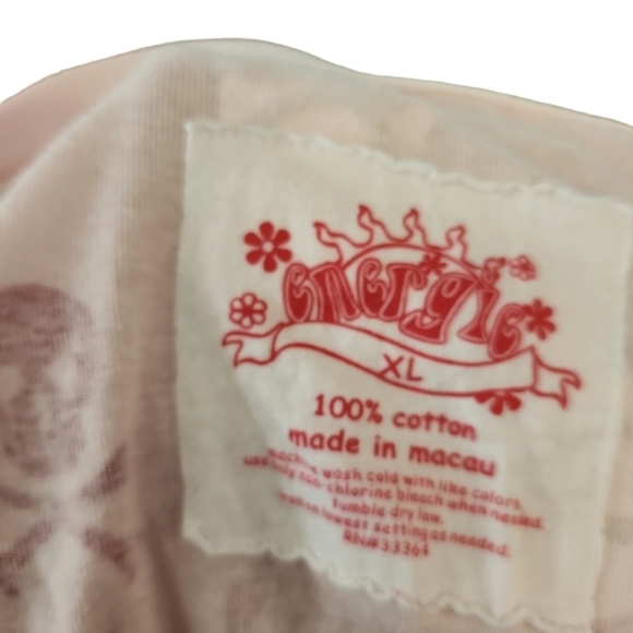 Energie Pink Skull Tee - Picture 4 of 5